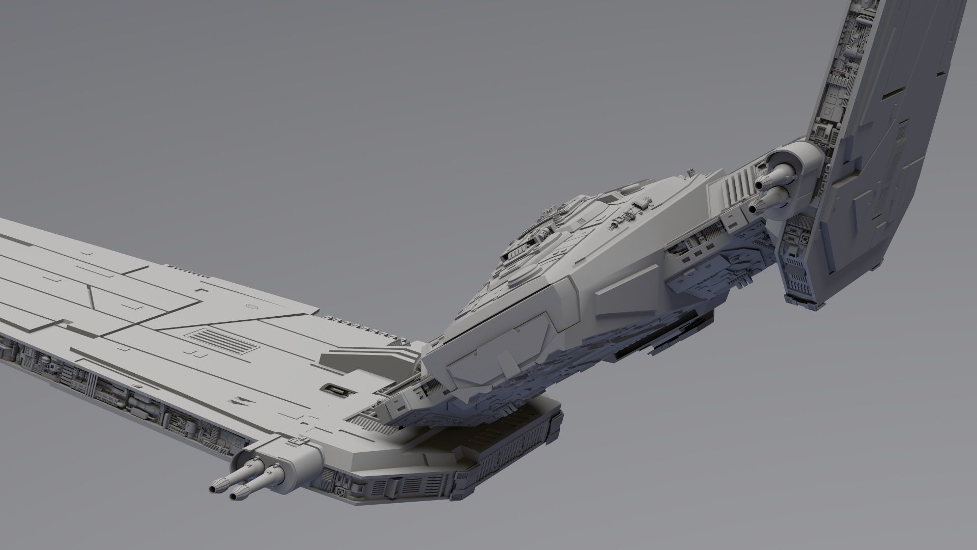 star wars command shuttle 3D model_29