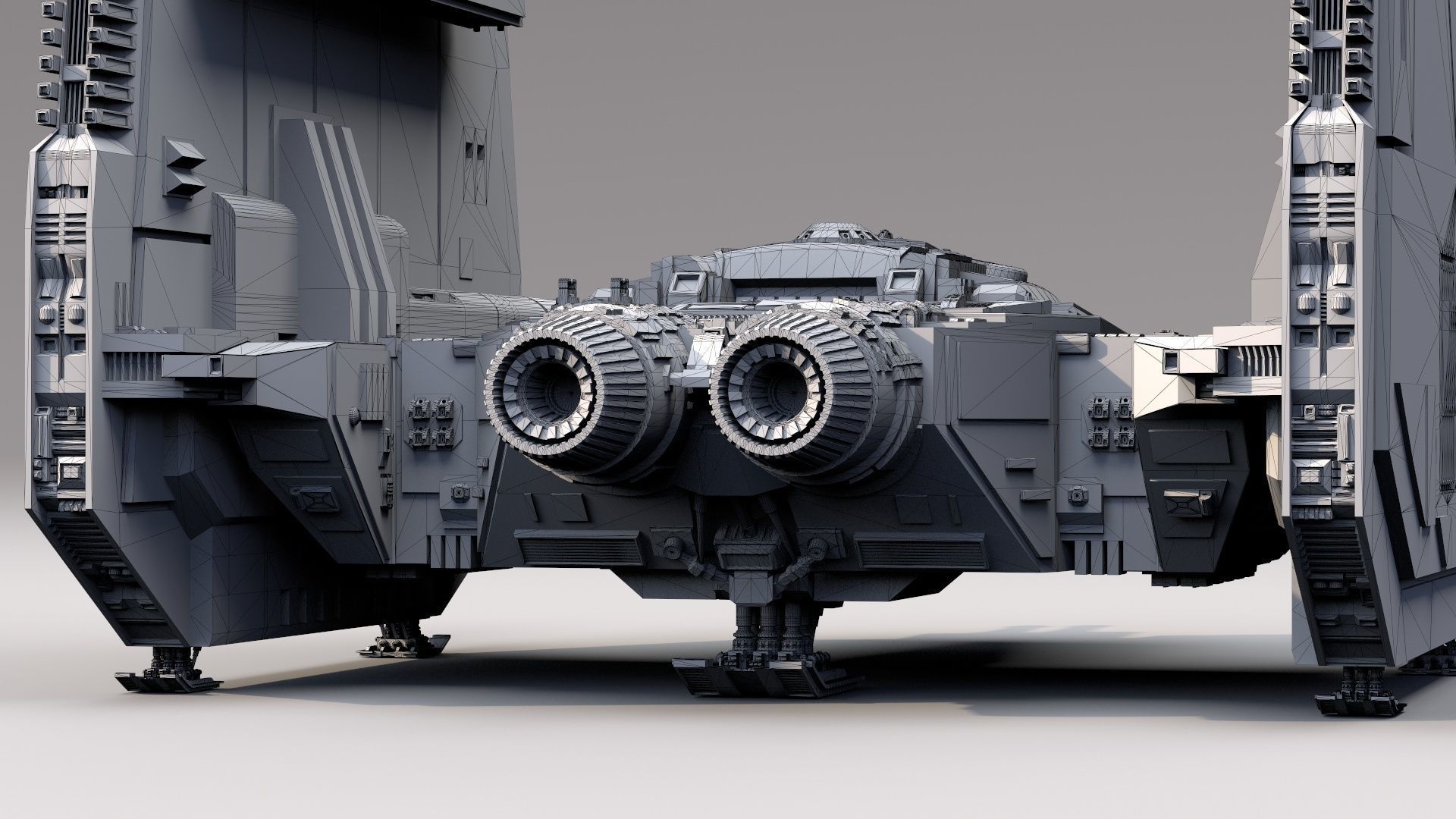 star wars command shuttle 3D model_15