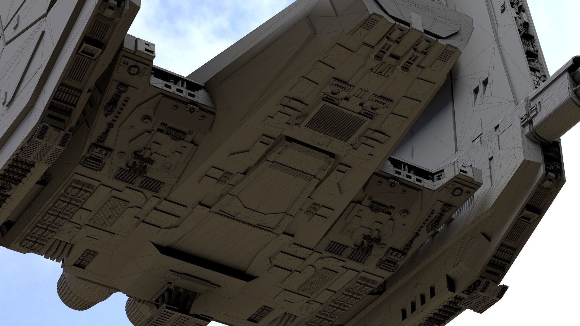 star wars command shuttle 3D model_23