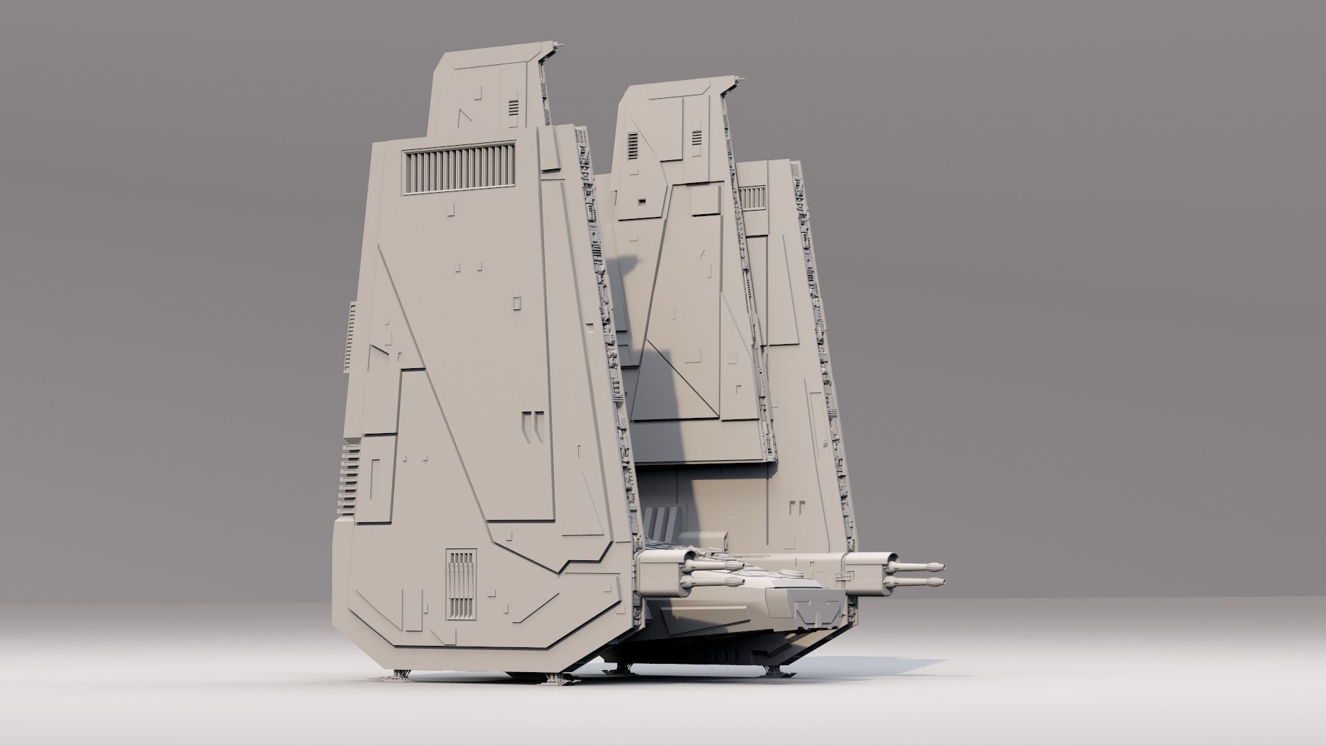 star wars command shuttle 3D model_6
