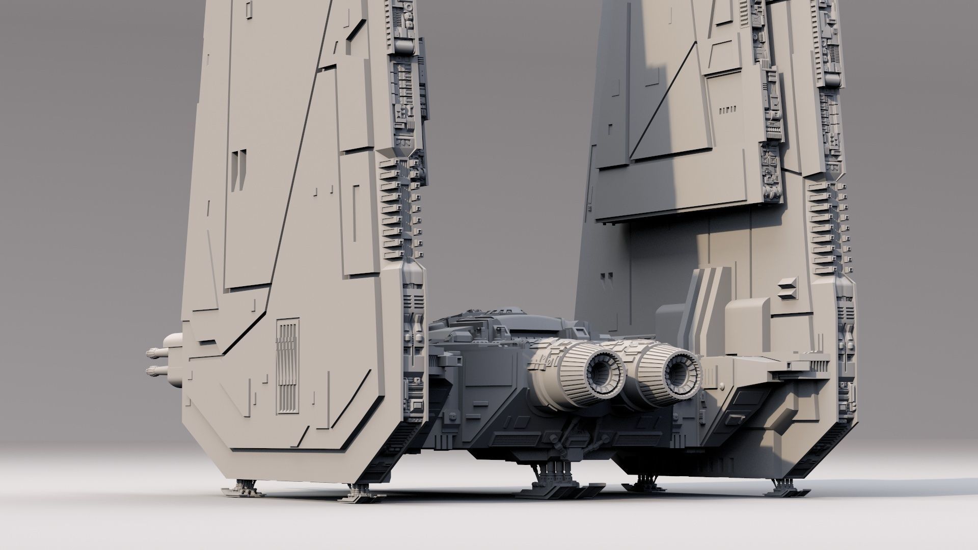 star wars command shuttle 3D model_10