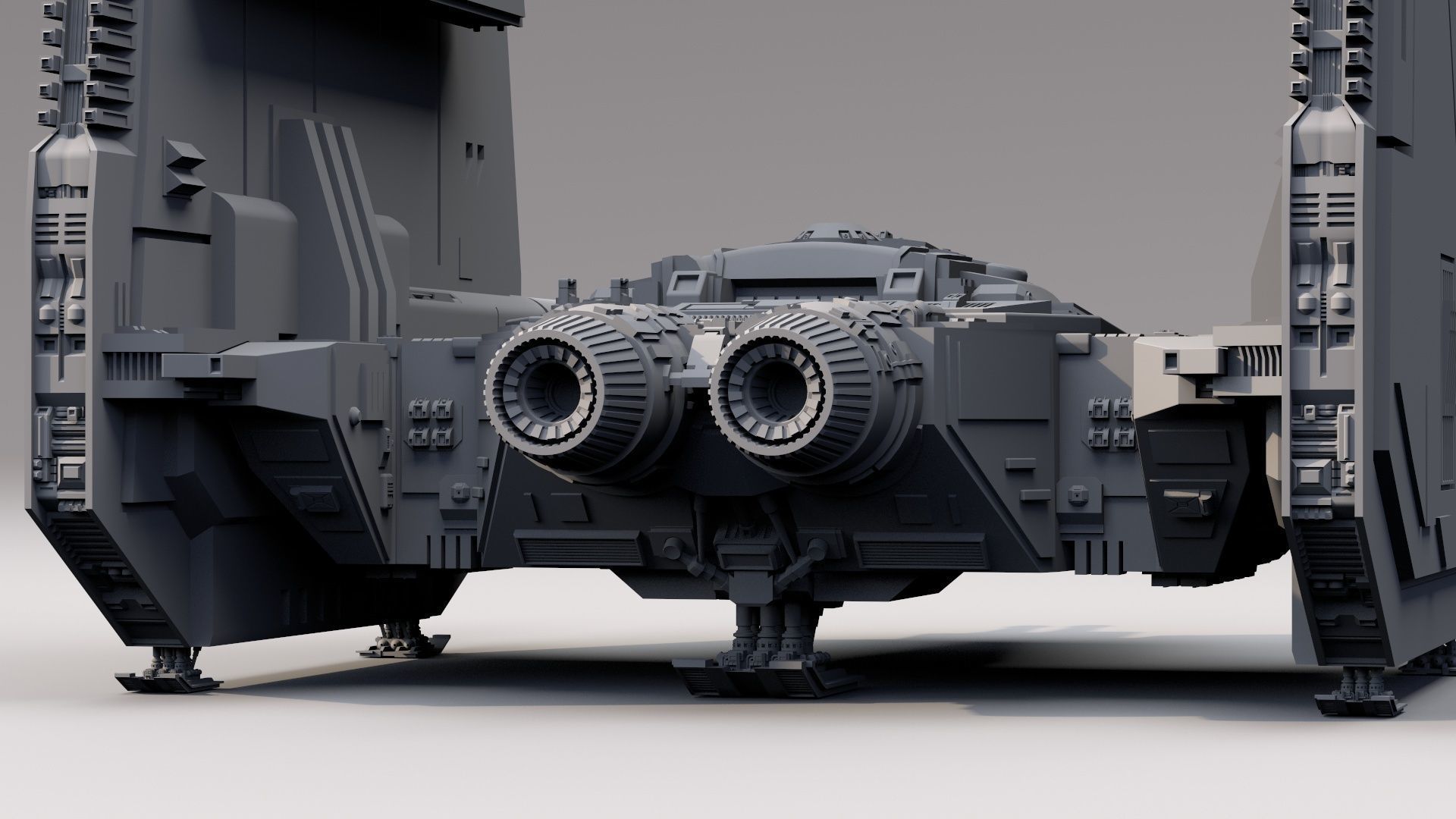 star wars command shuttle 3D model_14