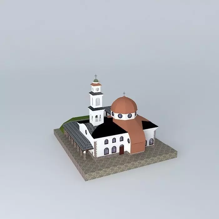 Church "St. Vlas" Free 3D model