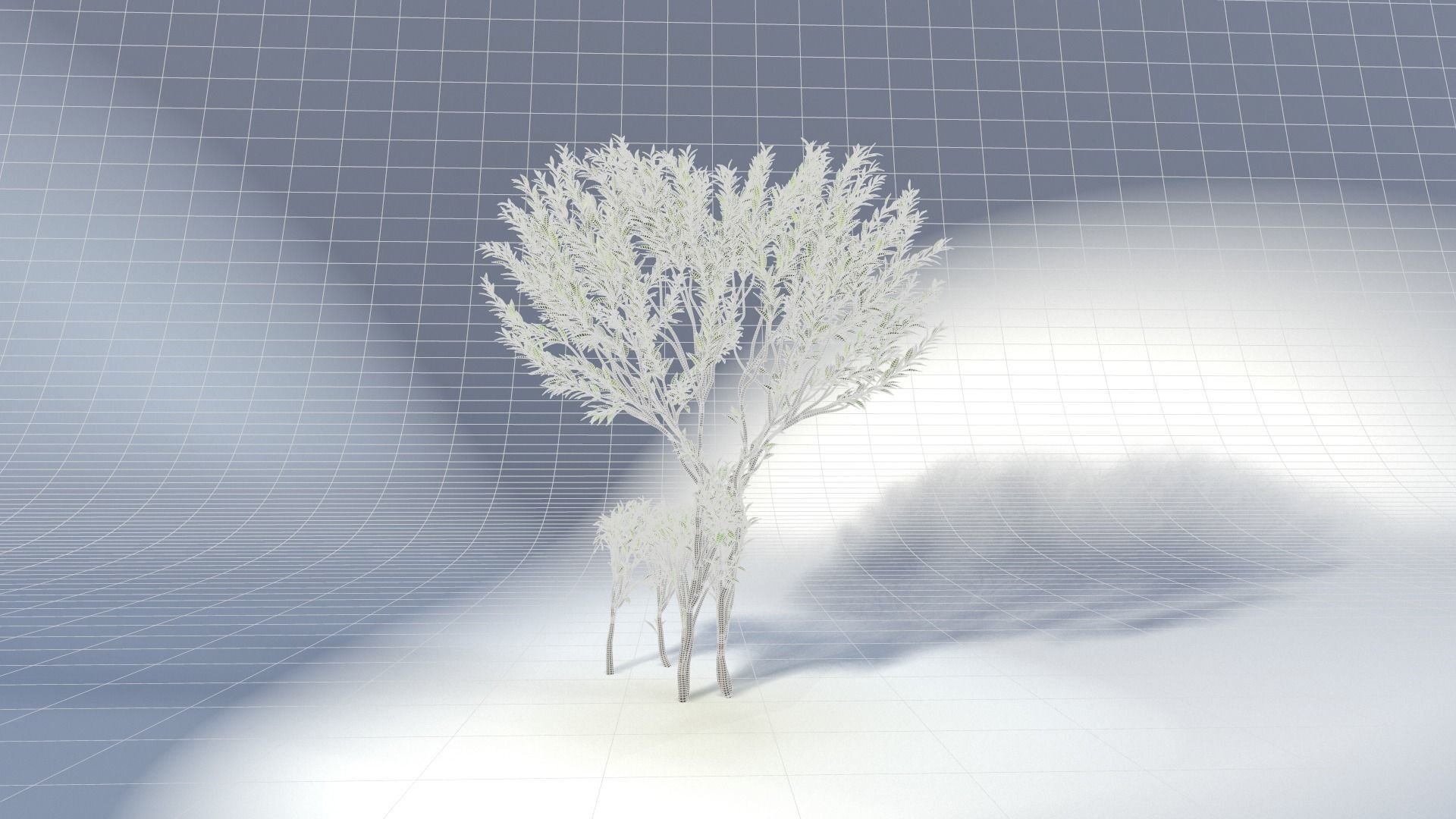 Growing Tree in a shape of a deer 3D model_4