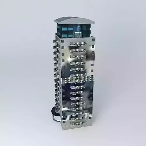 Tower 2 Maasboulevard Spijkenisse Free 3D model
