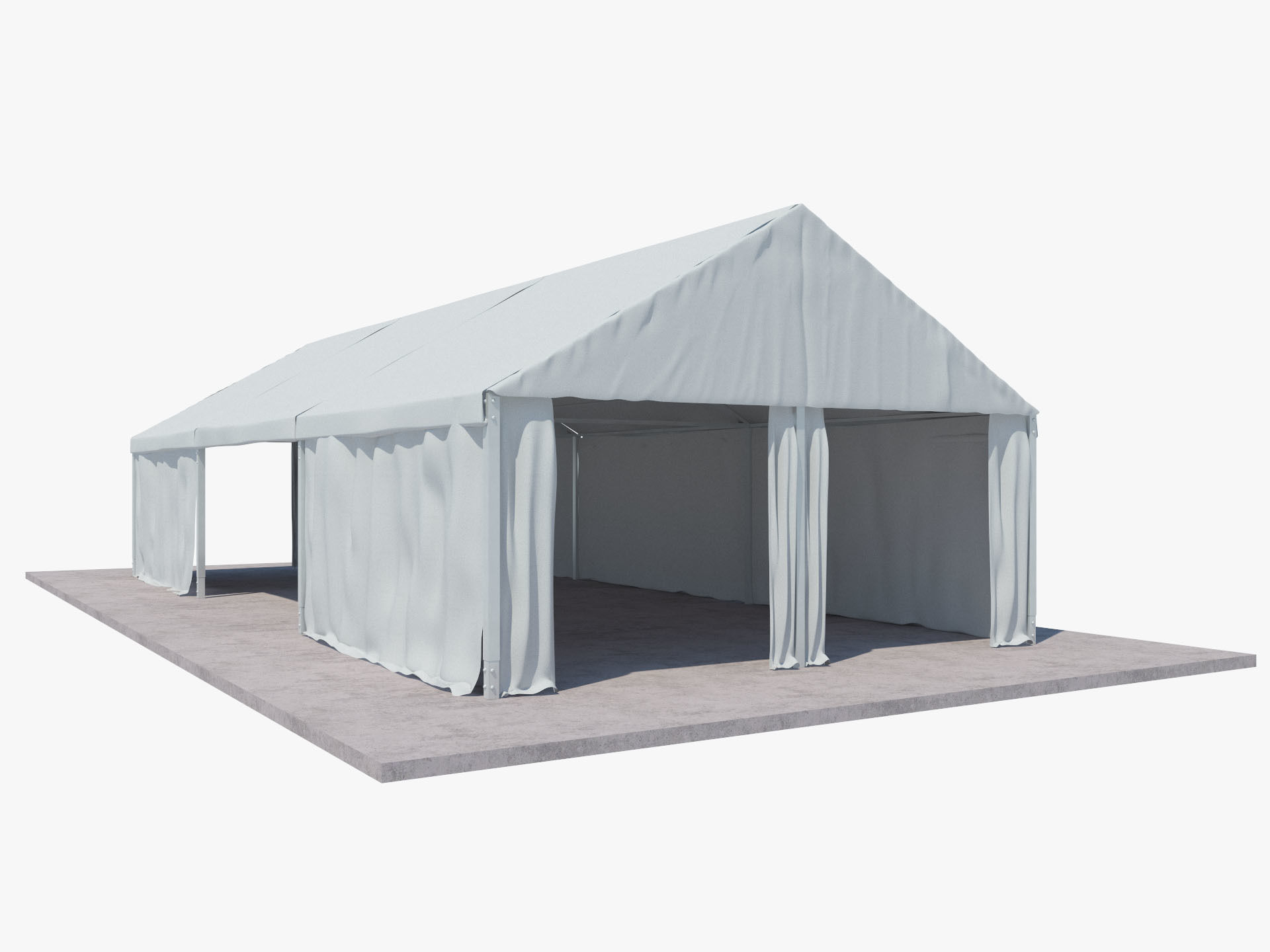 Event Tents 4 Pack 3D model_8