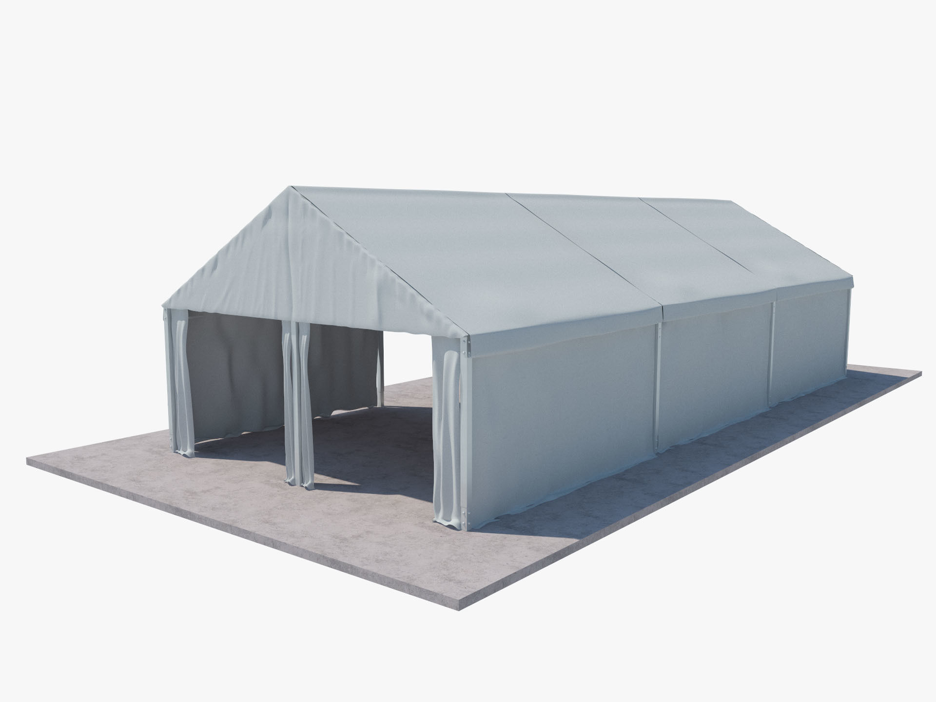 Event Tents 4 Pack 3D model_7