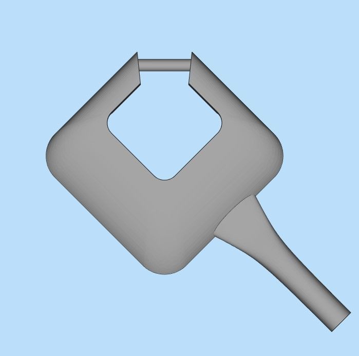 Women Geometric rhombus earrings 3dm stl 3D print model 3D print model_24