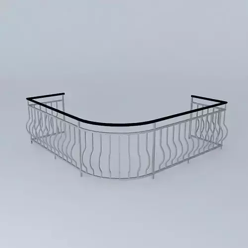 Metal railing