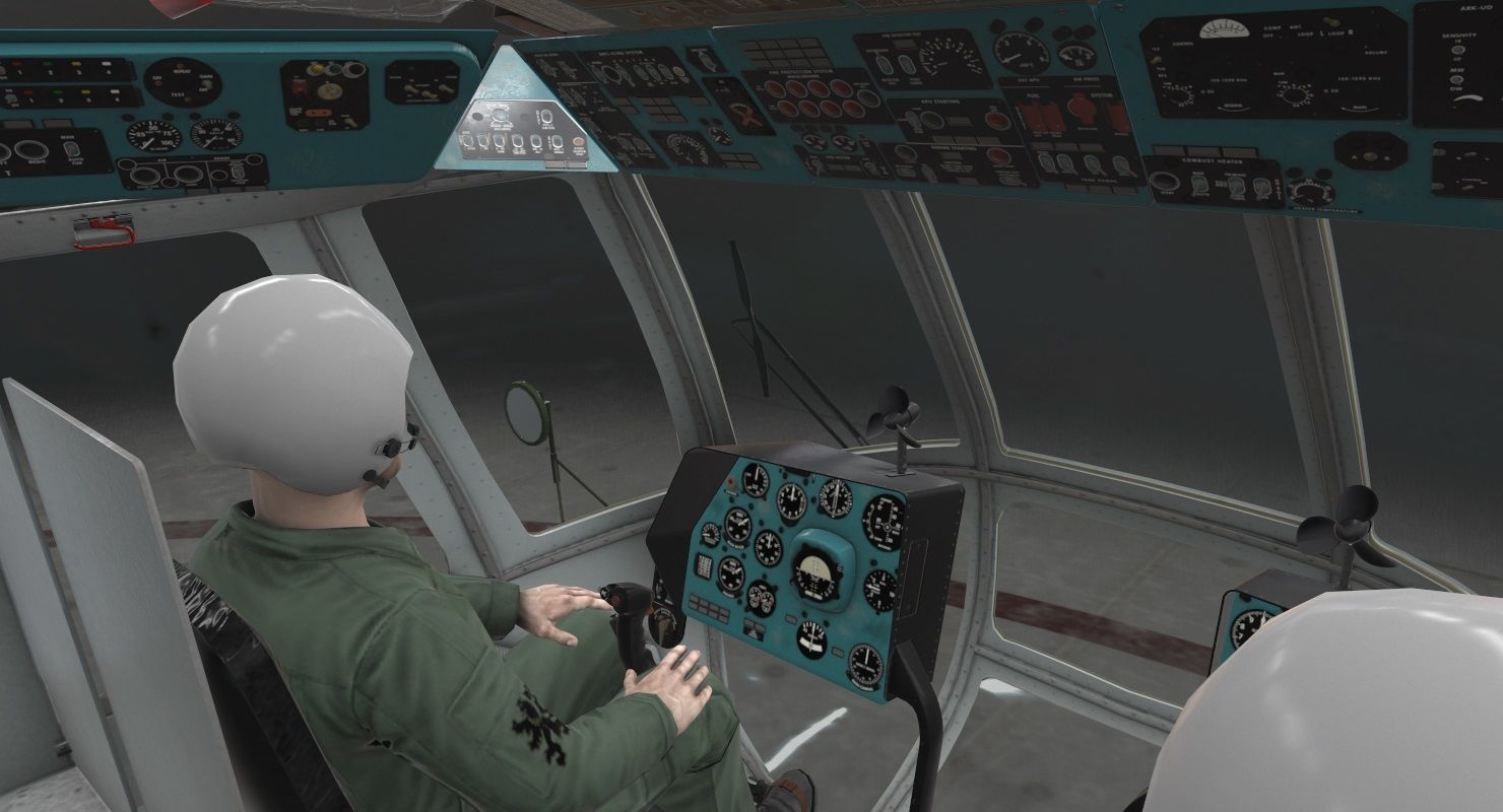 Mi-17 Czech Air Force Animated Low-poly 3D model_35