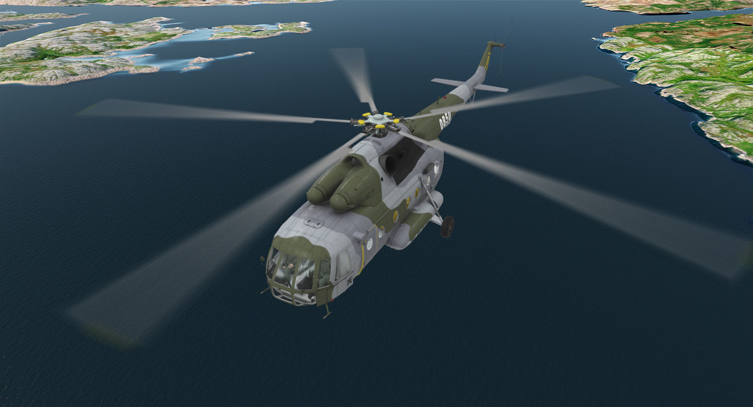 Mi-17 Czech Air Force Animated Low-poly 3D model_4