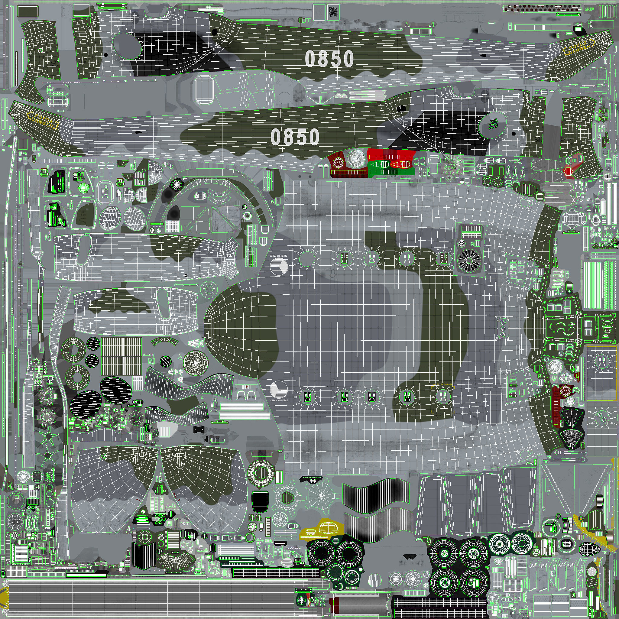 Mi-17 Czech Air Force Animated Low-poly 3D model_49