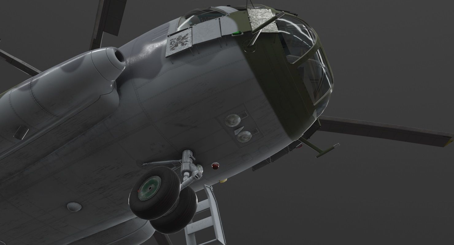 Mi-17 Czech Air Force Animated Low-poly 3D model_45