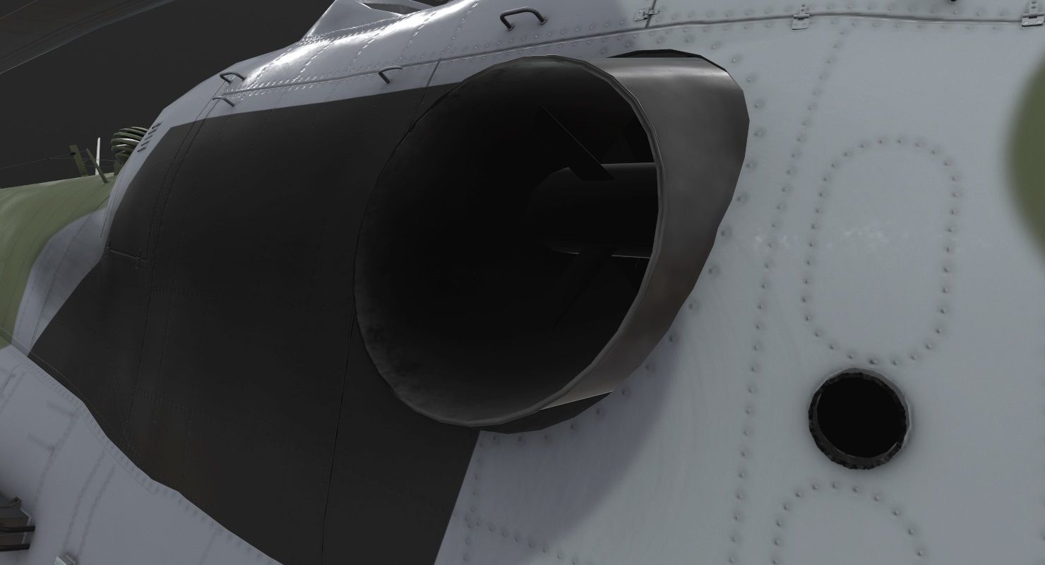 Mi-17 Czech Air Force Animated Low-poly 3D model_33