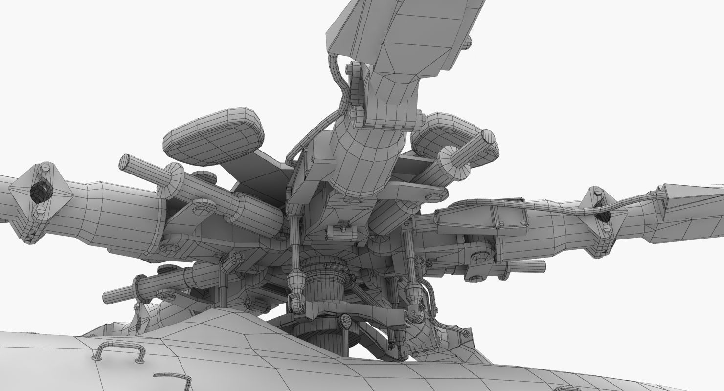 Mi-17 Czech Air Force Animated Low-poly 3D model_58