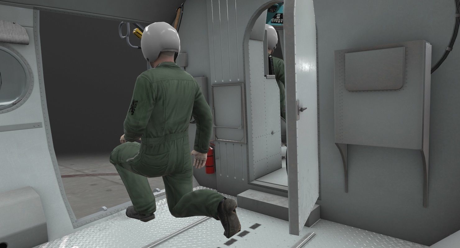 Mi-17 Czech Air Force Animated Low-poly 3D model_43