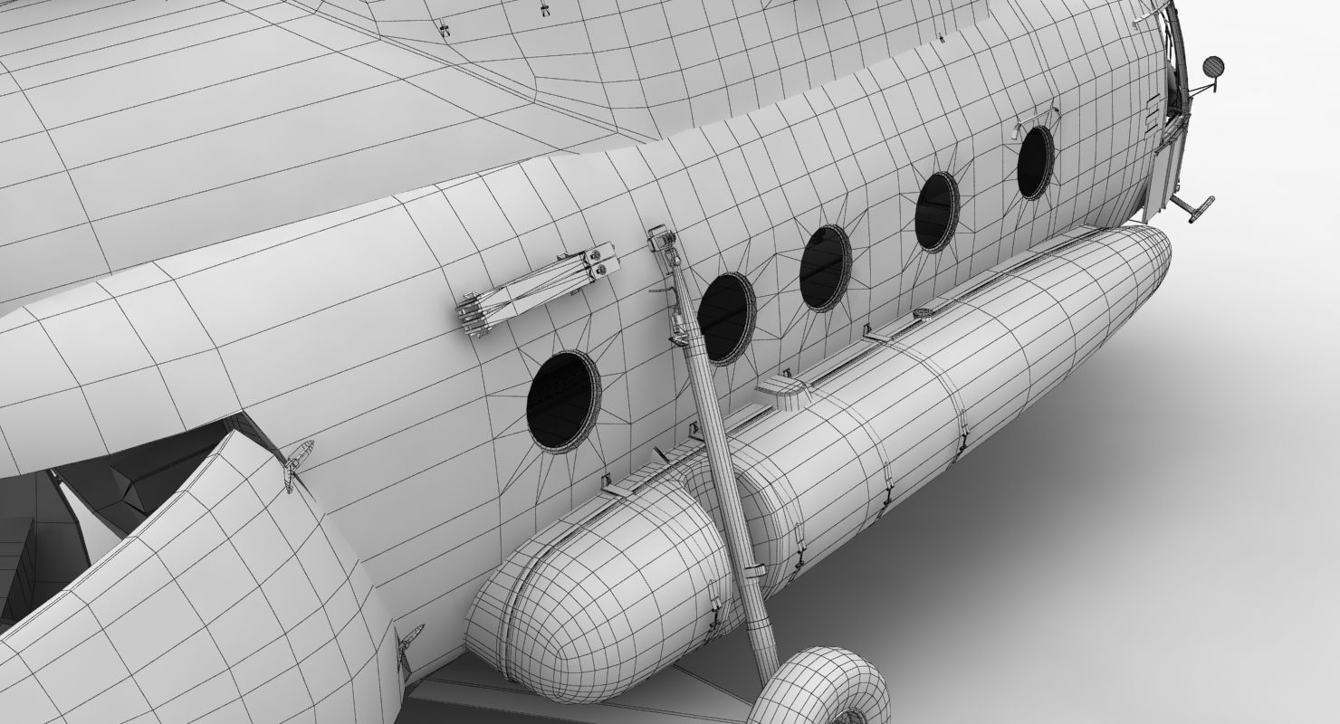 Mi-17 Czech Air Force Animated Low-poly 3D model_54