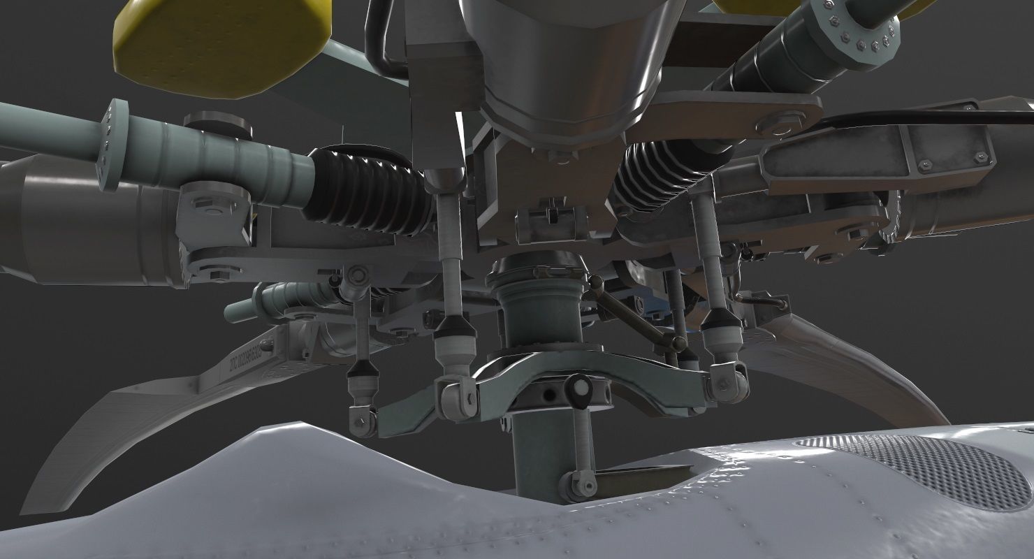 Mi-17 Czech Air Force Animated Low-poly 3D model_32