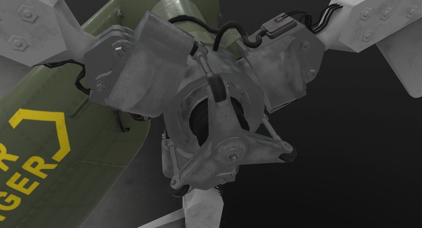 Mi-17 Czech Air Force Animated Low-poly 3D model_29