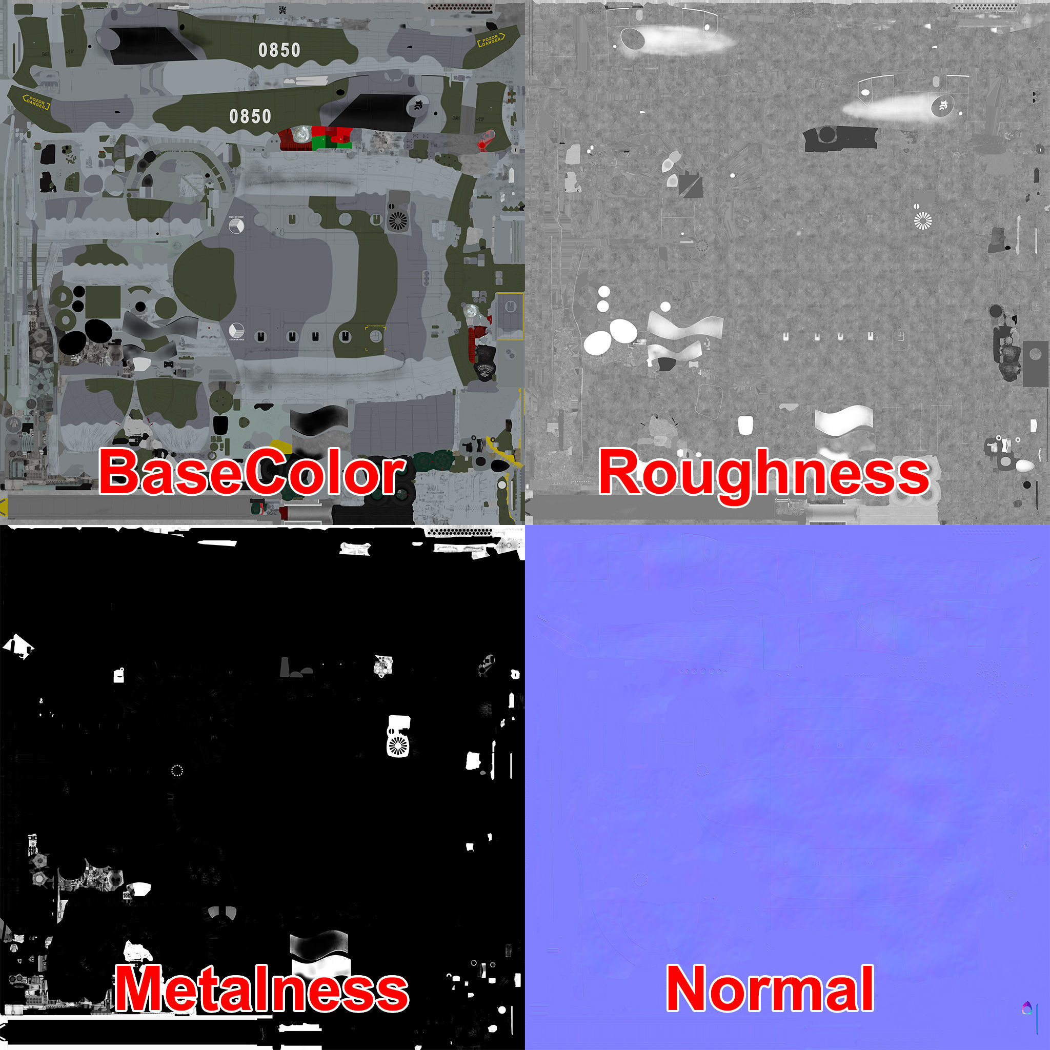 Mi-17 Czech Air Force Animated Low-poly 3D model_48