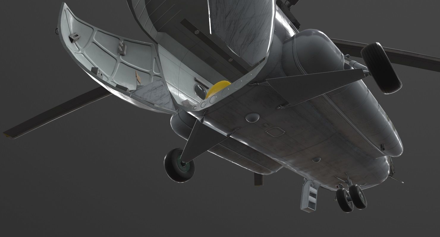 Mi-17 Czech Air Force Animated Low-poly 3D model_44