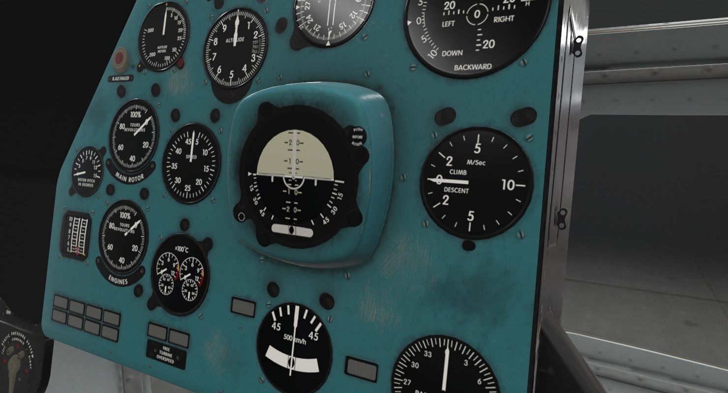 Mi-17 Czech Air Force Animated Low-poly 3D model_38