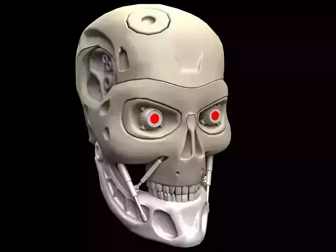 Terminator Head Skull 