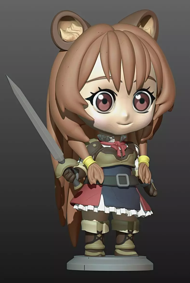 Chibi Raphtalia Tate no Yusha no Nariagari  anime 3D print model_0
