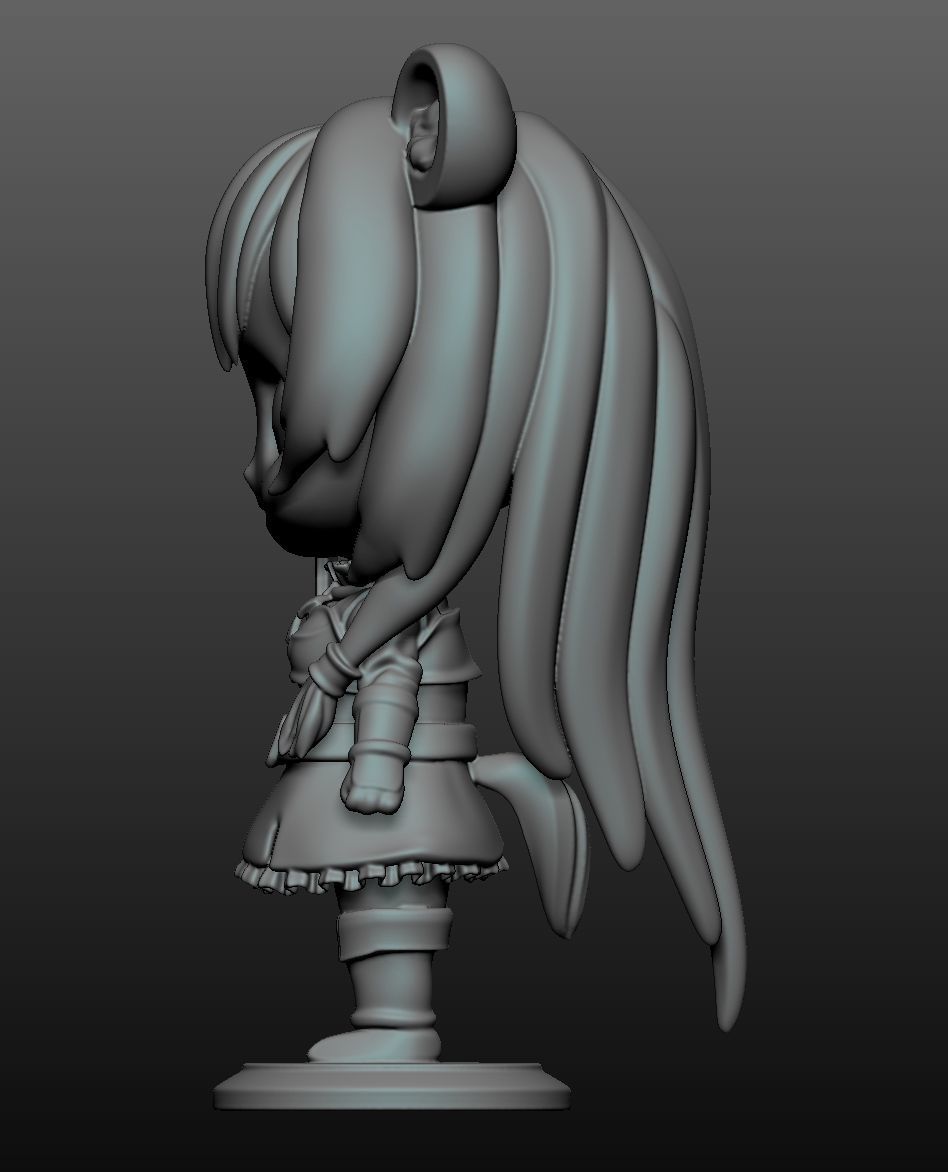 Chibi Raphtalia Tate no Yusha no Nariagari  anime 3D print model_4