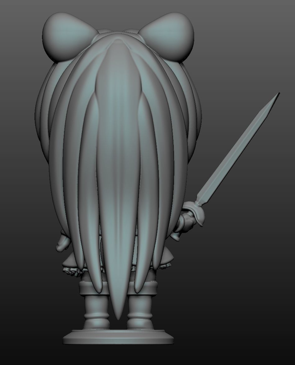 Chibi Raphtalia Tate no Yusha no Nariagari  anime 3D print model_5