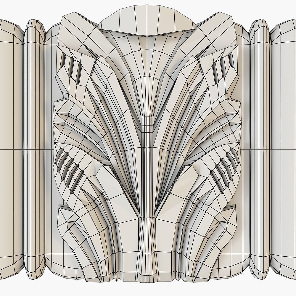 Moulding for cnc 3D model_4