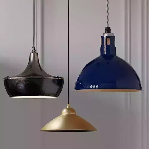 Rae WESCO VENTED CORD and Small Cone Pendants