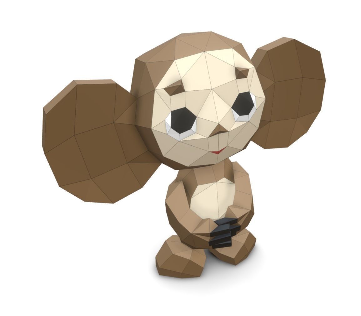 Cheburashka 3D model_2
