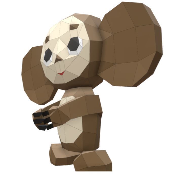 Cheburashka 3D model_5