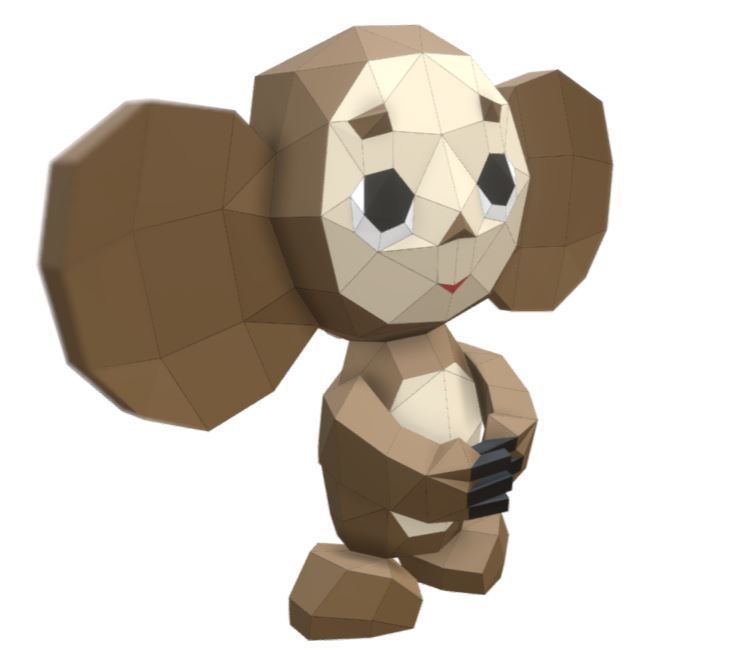 Cheburashka 3D model_4