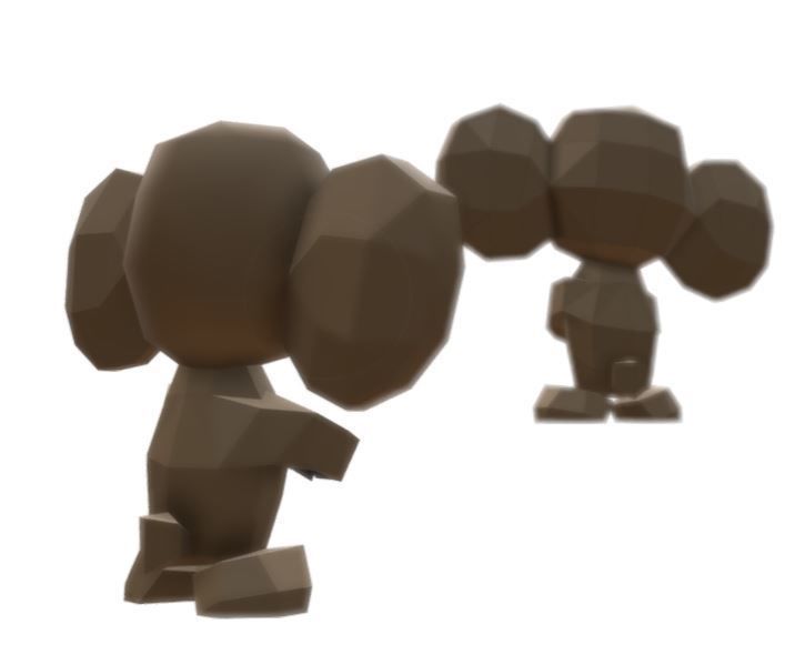 Cheburashka 3D model_7