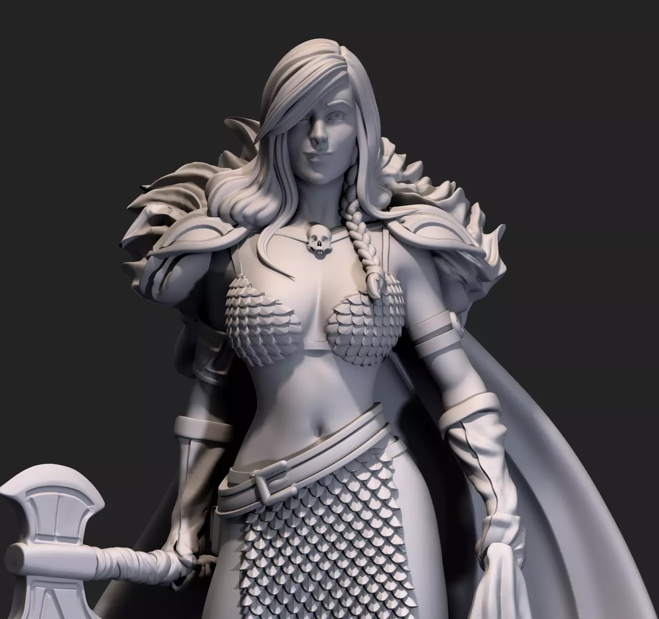 Barbarian Sonya  3D print model_0