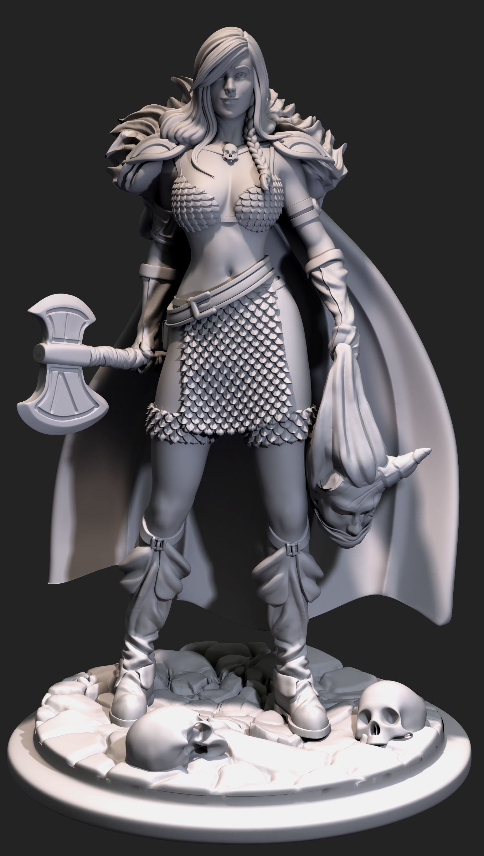 Barbarian Sonya  3D print model_1