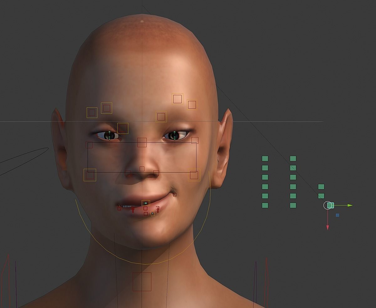 the Most Advanced Female Soldier Rigged its Here Low-poly 3D model_3