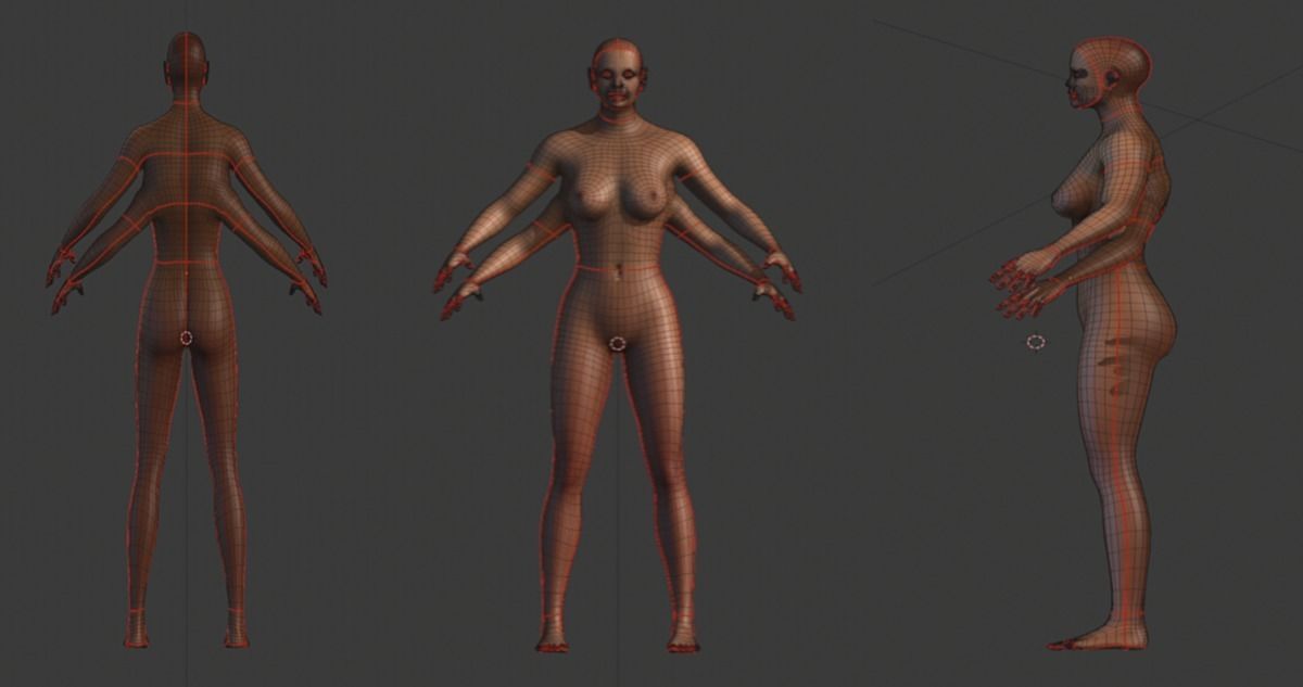 the Most Advanced Female Soldier Rigged its Here Low-poly 3D model_5