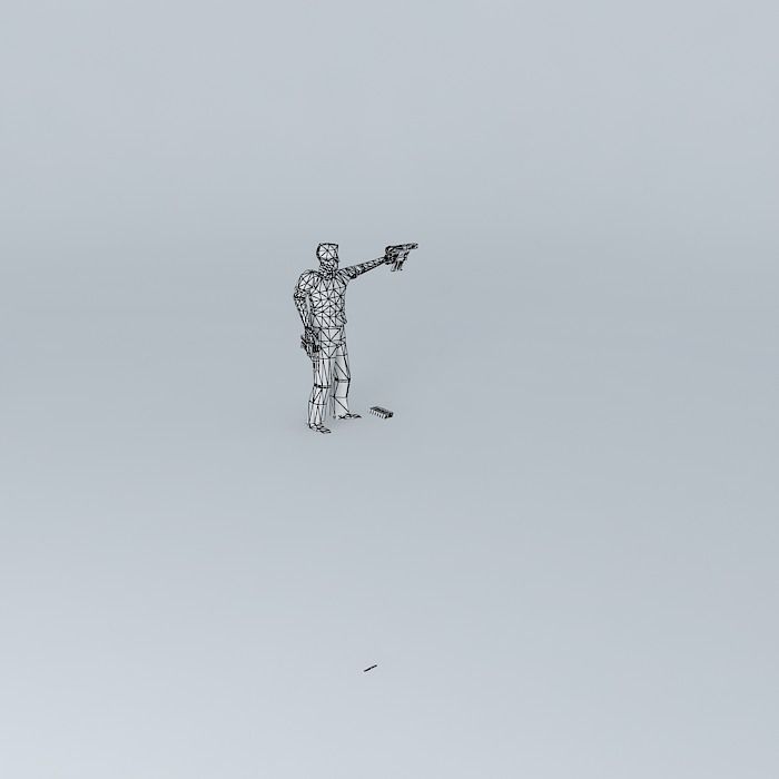 Concept Automatic Pistol - S.P.R.I.N.T Free 3D model_3