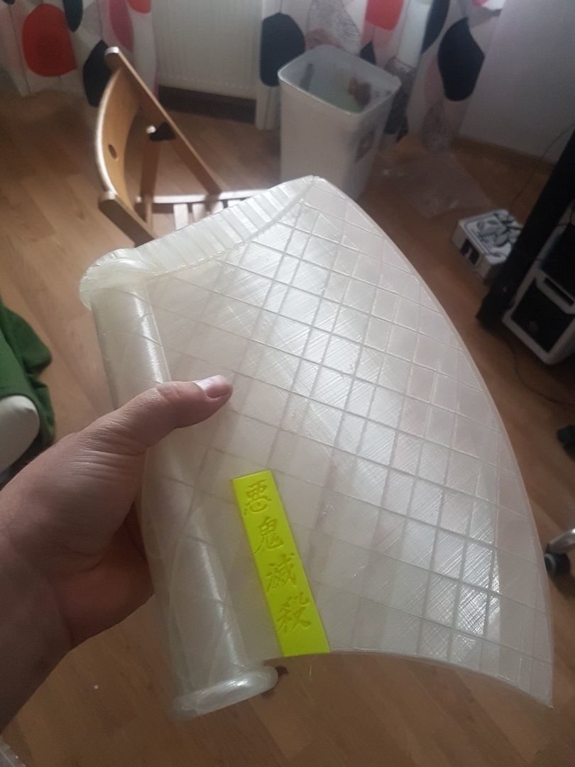 gyomei himejima axe weapon  demon slayer cosplay stl printing  3D print model_1