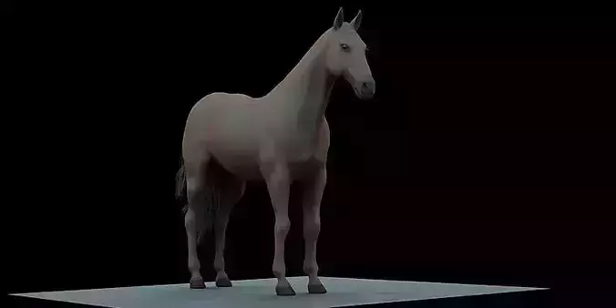 The Most Advanced Horse Rig for Blender  Its Here Low-poly 3D model