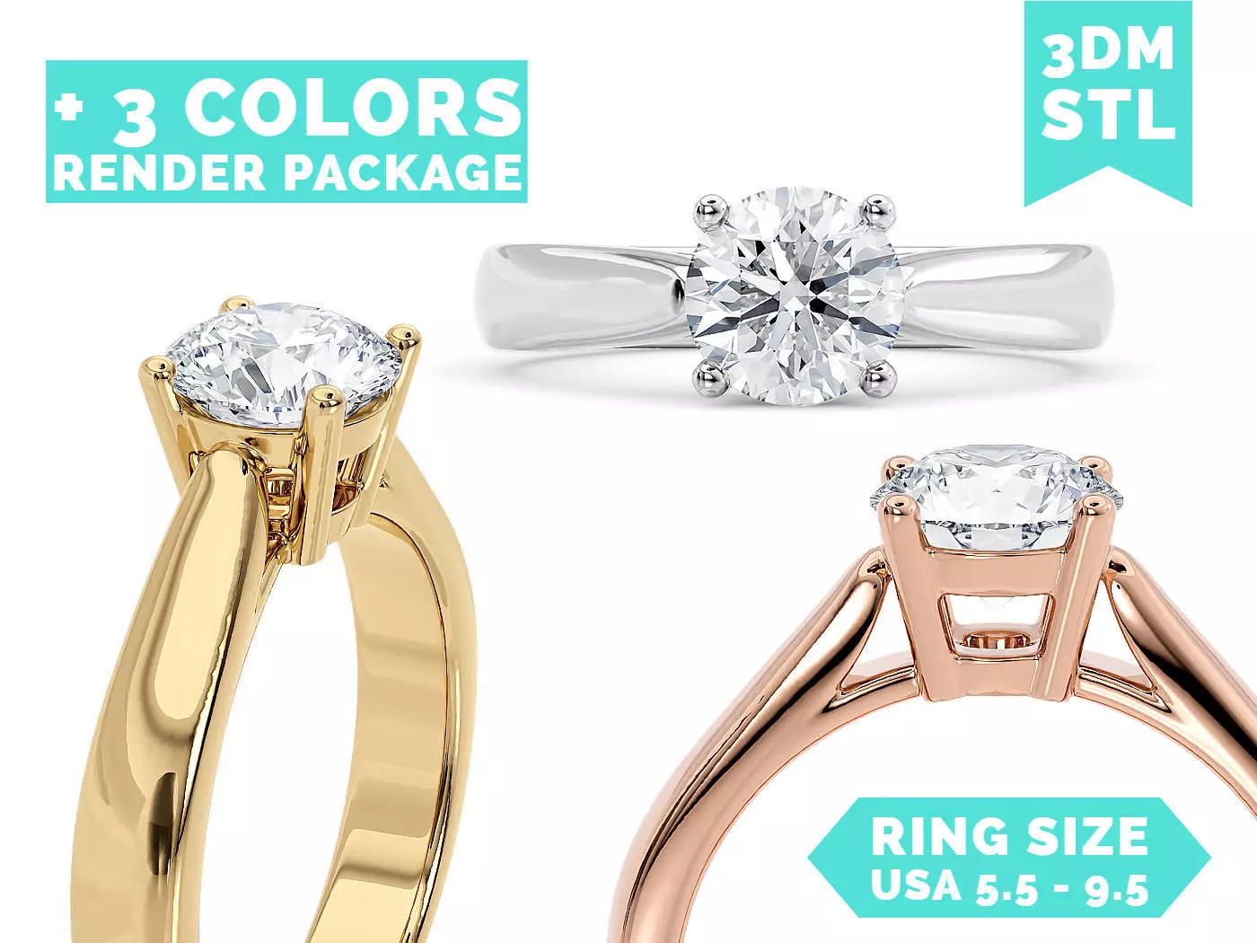 R 0152 - Classic ring 3D print model