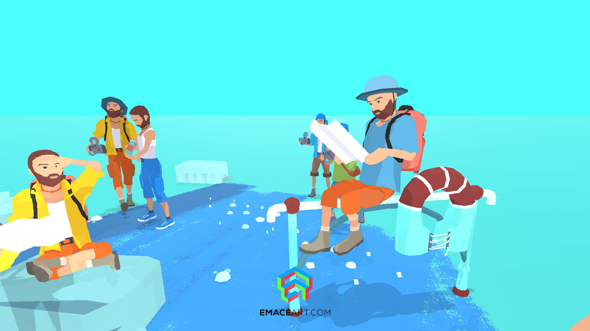 PHILIPP  Stylized modular low poly character Low-poly 3D model_8