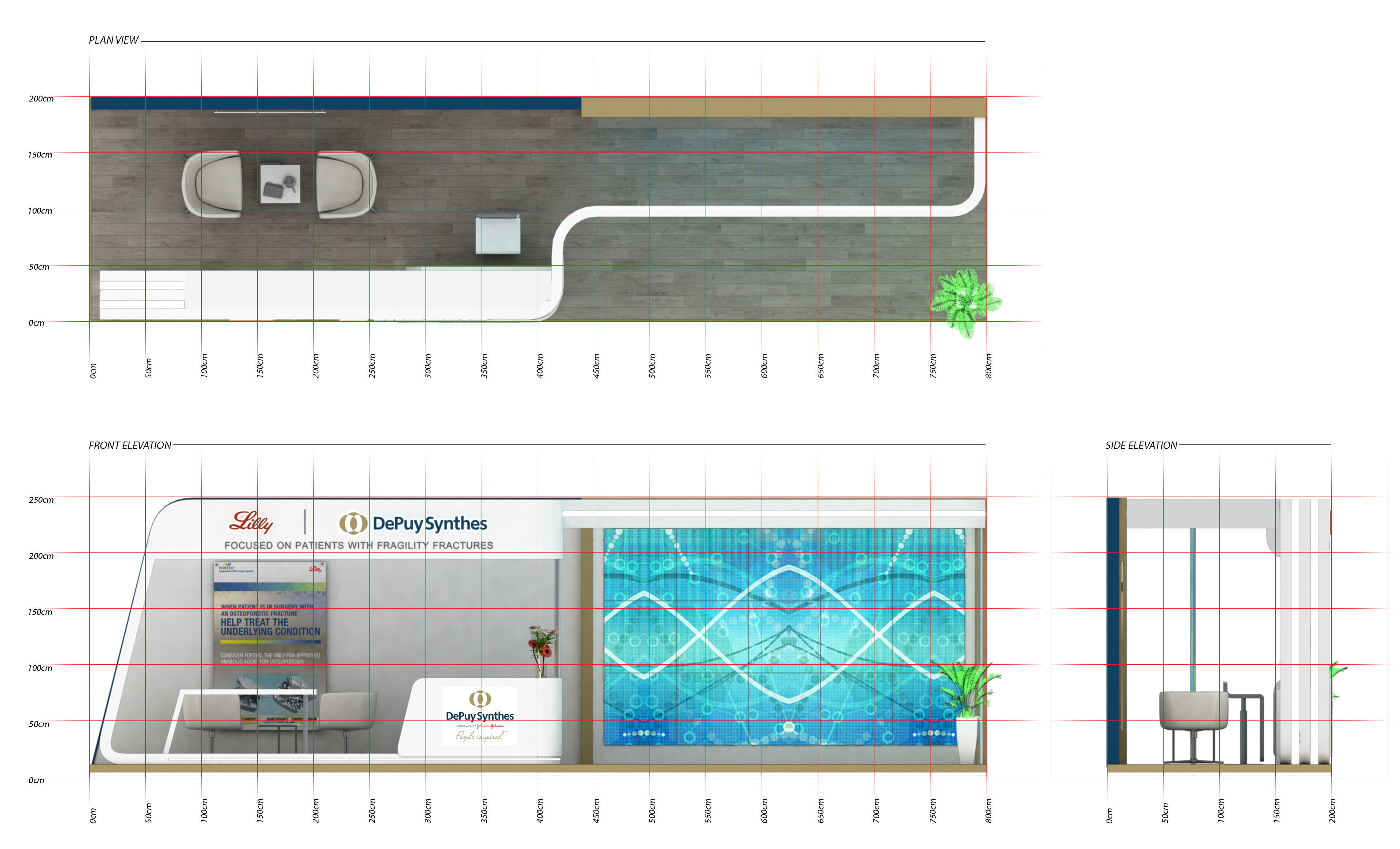 Exhibition stand Design 3D model_4