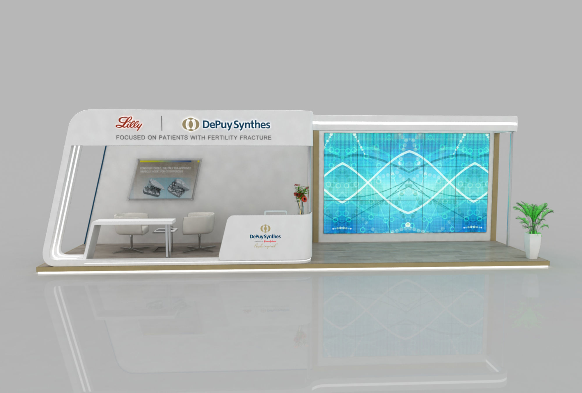 Exhibition stand Design 3D model_2