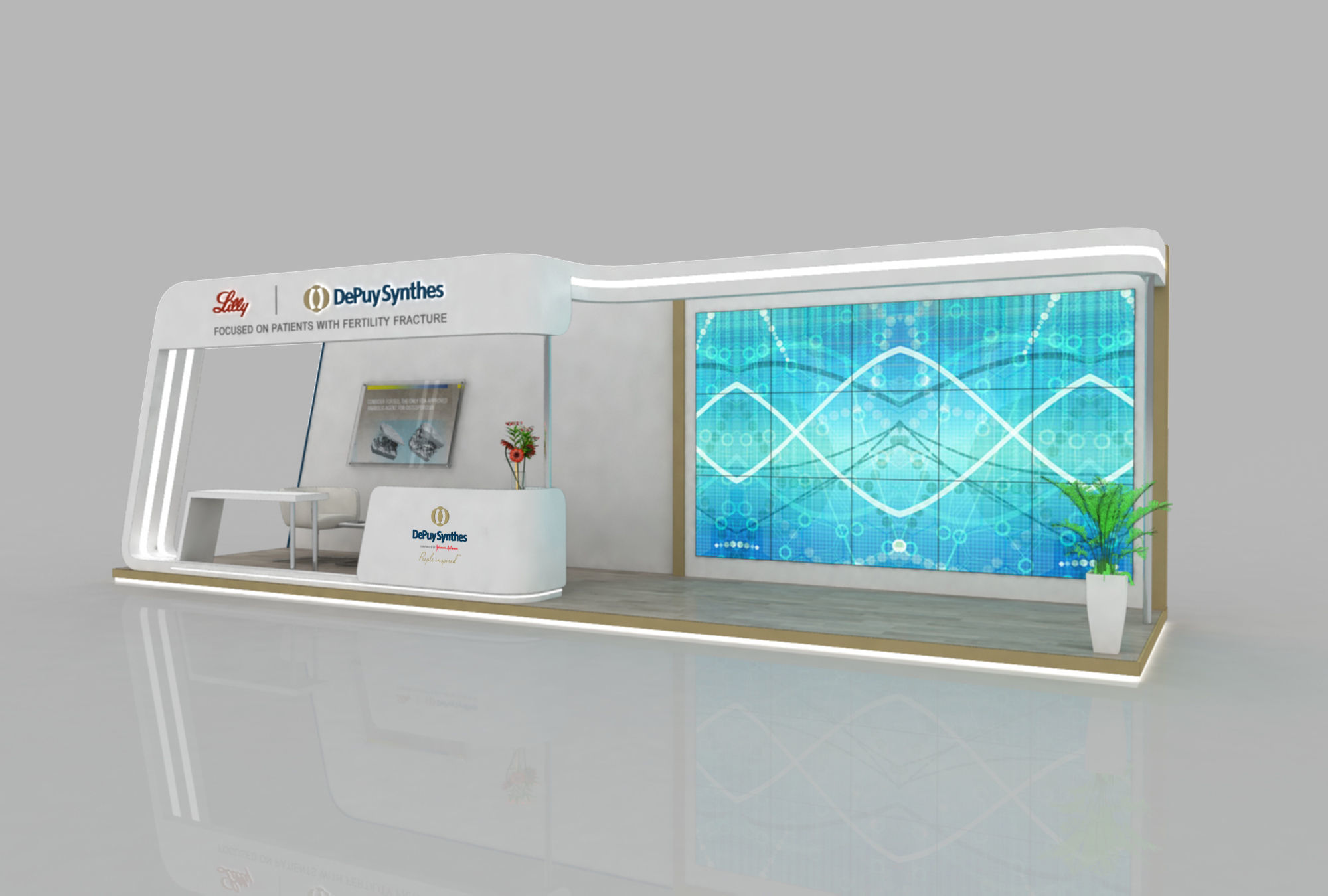 Exhibition stand Design 3D model_3