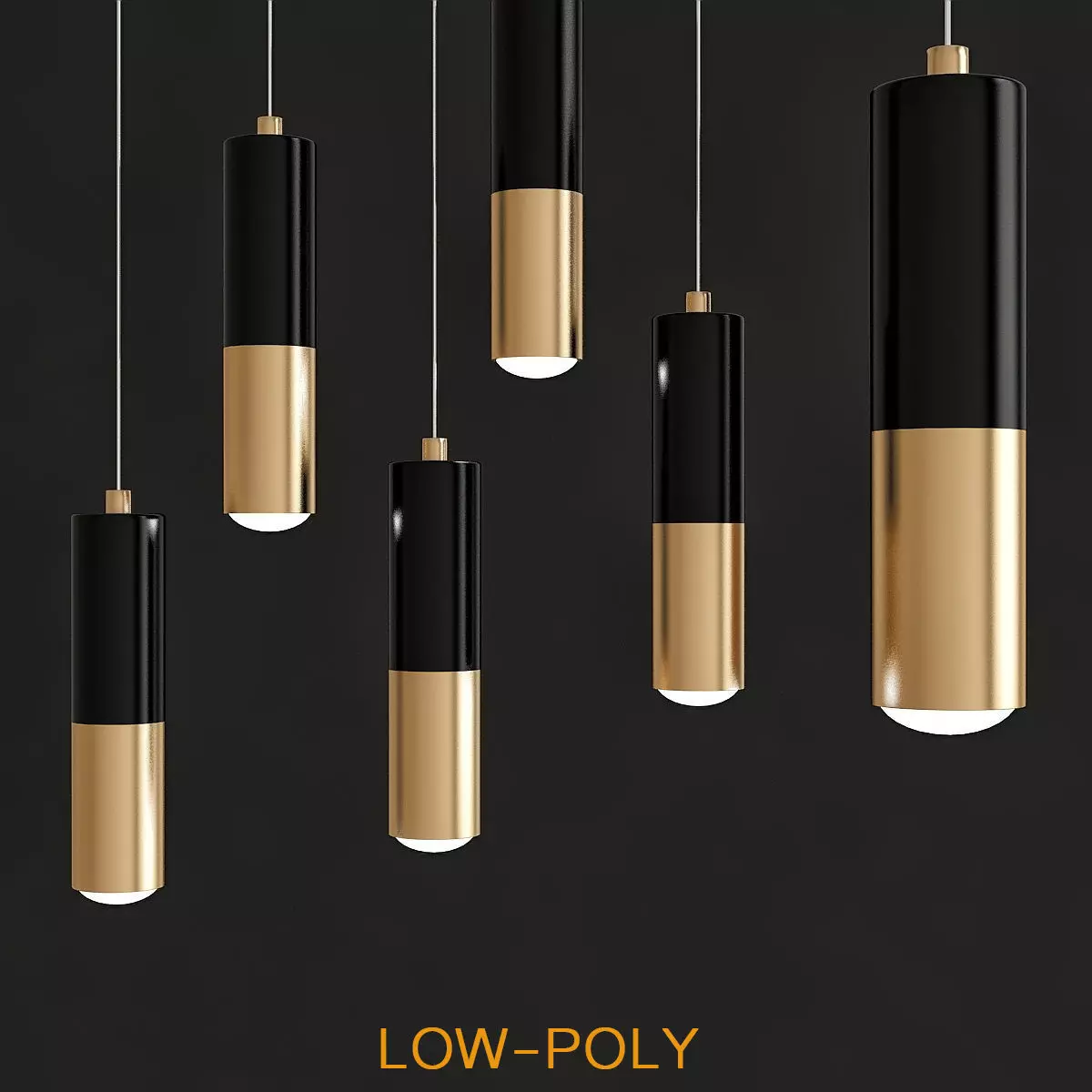 Fixture Favorit 1600-1P Ultra Pendenti - Favorite 3d model Low-poly 3D model_0