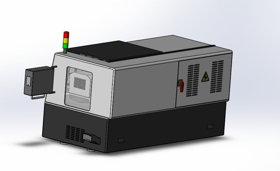 Assembly of machining equipments 3D model_8